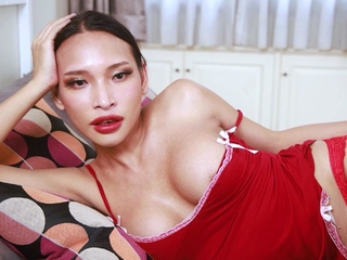Franks Tgirlworld   Mila In Red
