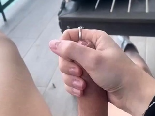 Ebony Tranny Brii Jerks Her Black Boner In Solo Masturbation